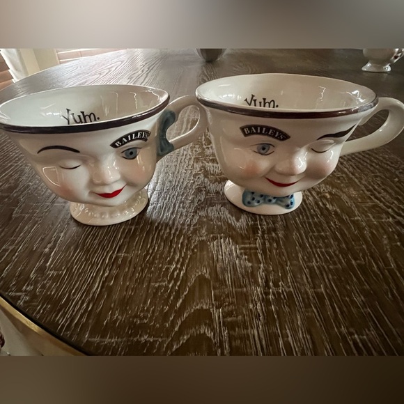 6 piece Baileys coffee mug creamer sugar bowl set of 6 - Picture 3 of 4